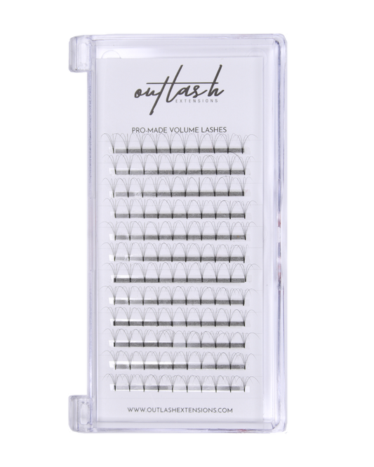 Pro-Made Volume Lash Tray - C Curl - Outlash Extensions Pro US