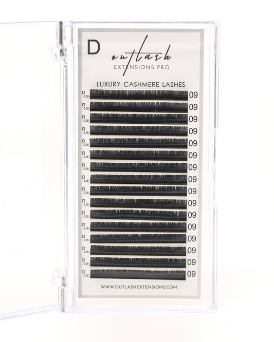 Ultra-Light Cashmere Mixed Lashes - D Curl - Outlash Extensions Pro US